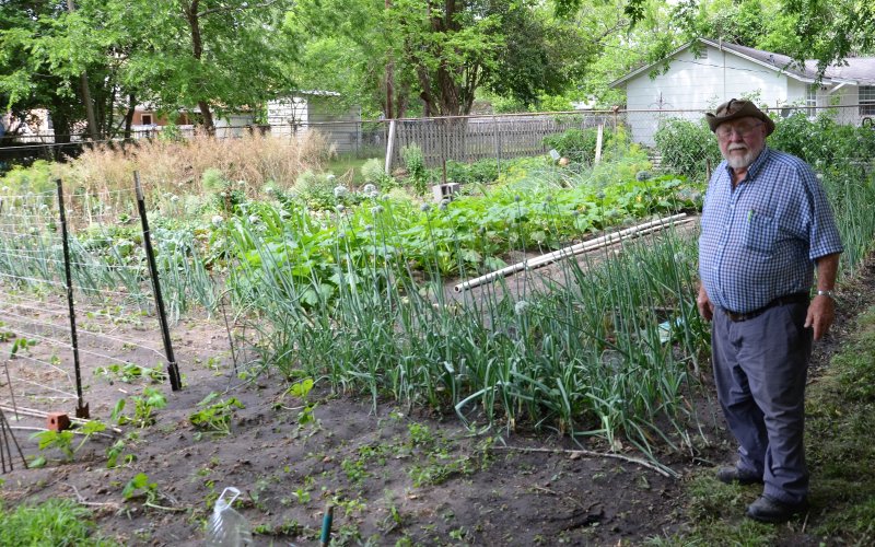 Will Boedeker has grown Today’s Assisted Living’s garden from one unused bed to a garden with over two dozen varieties of fruits and vegetables.