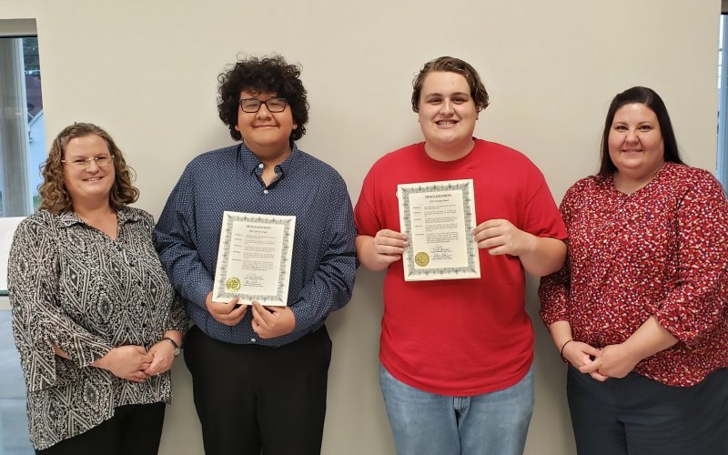 The board recognized State Qualifiers from the Yoakum Bulldog Band on Monday.