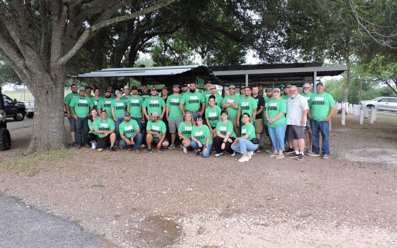 Volunteers from Kodiak Gas Services participated in the 8th annual RISE Reel Fishin event hosted by DLSEC.