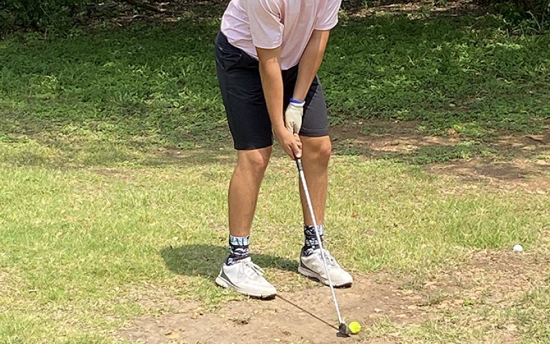 Beck Bishop shot a 96 and 102 to total 198, tying for 29th. Photo courtesy of James Pustka.