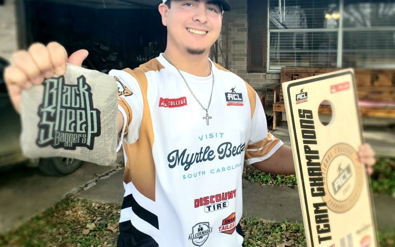 The Trejos know a thing or two about the game of cornhole. Kaylee's older brother Kyle with his teammates from Texas A&amp;M landed on ESPN as they claimed the nation's first collegiate cornhole title in late 2021.