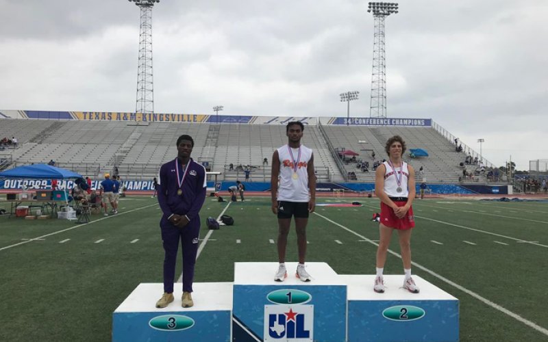 Dalton Brooks got third in the triple jump. Photo courtesy of Randy Palmer