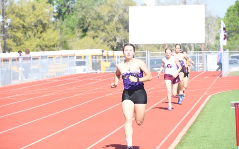 Riley Rainosek was named to the TGCA All-State track team. Photo by Mark Lube.