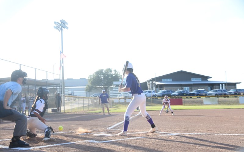 Shiner Junior Softball vs Lockhart June 20. Photo by Mark Lube.