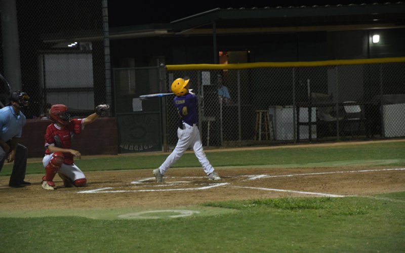 Shiner Junior Baseball vs Hallettsville. Photo by Mark Lube.
