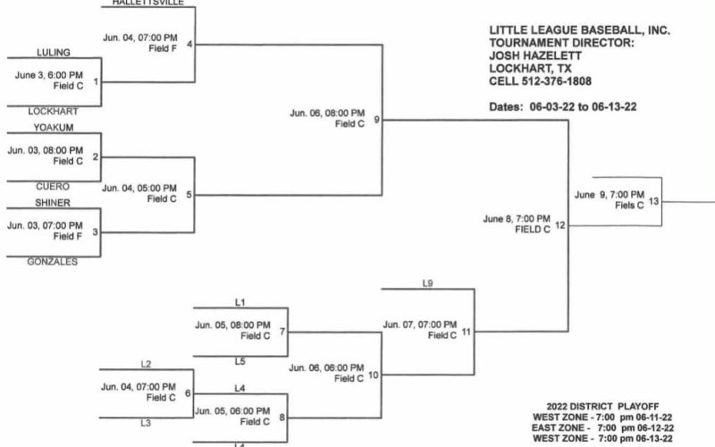 8U Baseball special East Zone tournament