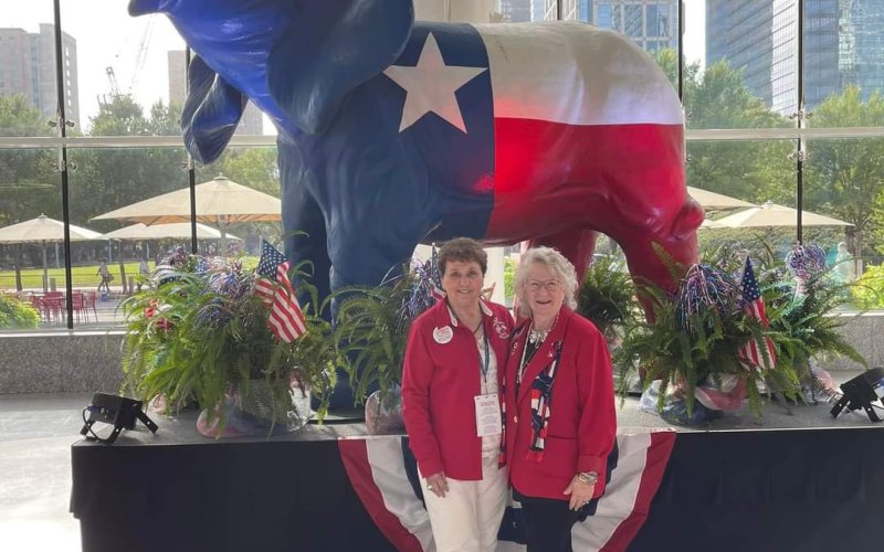 Cheryl Thompson-Draper and Evelyn Dixon