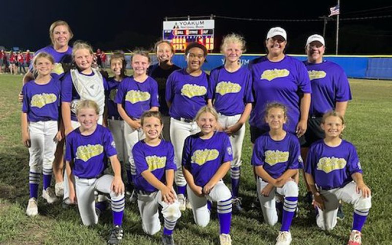 Shiner Minor Softball team won three of five games at the East Zone Tournament. Photo courtesy of Amanda Ulcak.