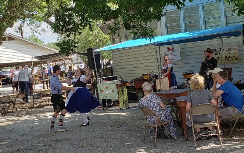 German folk dancers