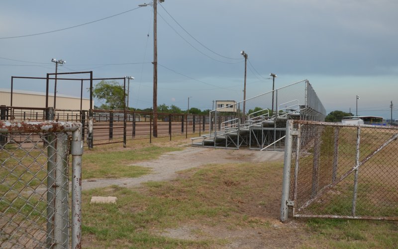 The Yoakum Rodeo Arena Tuesday evening, July 12.