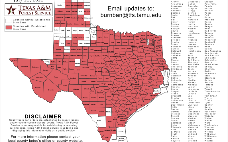 Image courtesy of Texas A&amp;M Forest Service