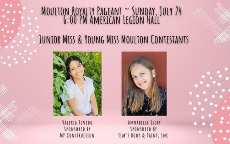 Admission is $5 per person. The pageant begins at 6 p.m.