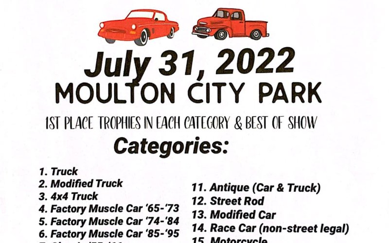 Coming up for the 2022 Moulton Jamboree