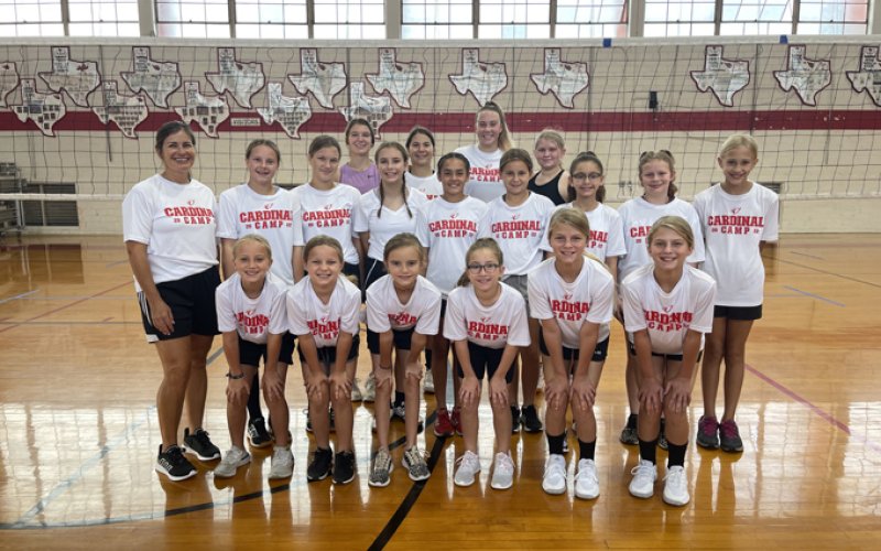 SCS Volleyball Camp. Photo courtesy of Nicco Brown.