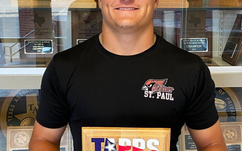 Zak Johnson is the TAPPS 2A Male Athlete of the Year for 2021-22. Photo courtesy of Jake Wachsmuth.