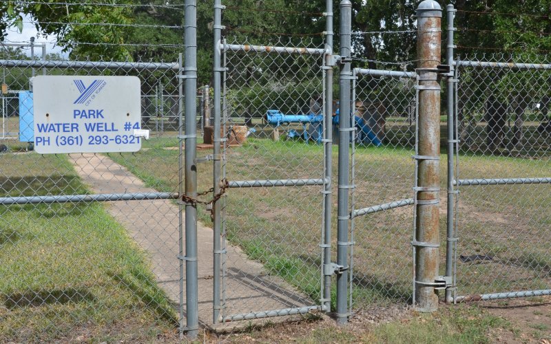 The City of Yoakum's Water Well No. 4 remains offline with the source of failure within the pump unknown. Photo by Hans Lammeman.