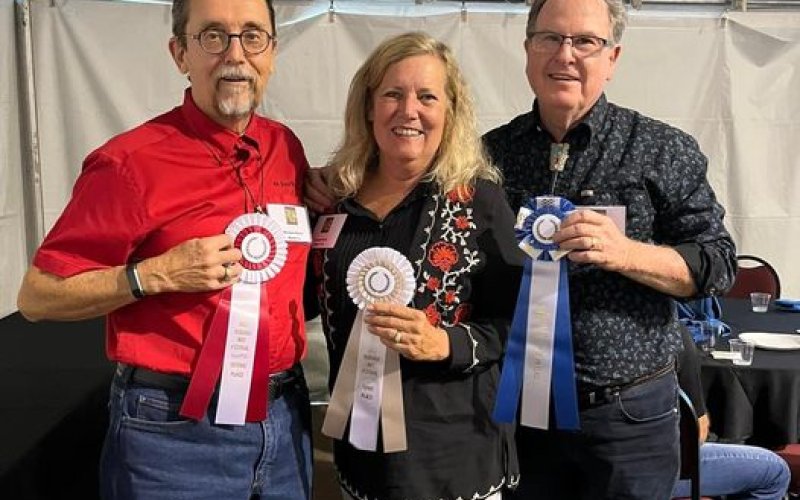 HGallettsville's Michael Moore, Cherri Fryer and Roy Cavaretta place well at the world renowned Ruidoso Art Festival.