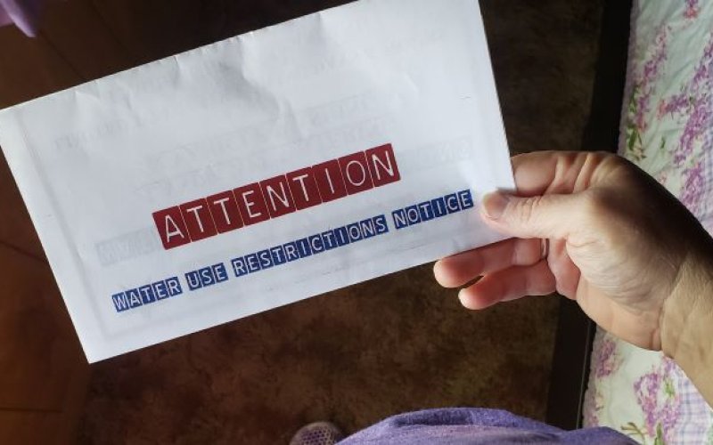 Be watching for notices in the Mail in Moulton as the city enacts water restrictions.