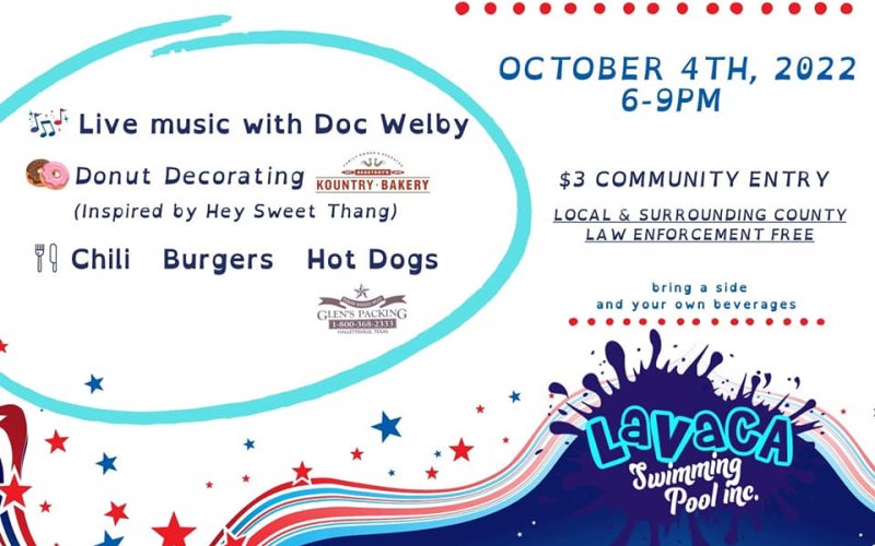 Oct. 4 in Hallettsville.