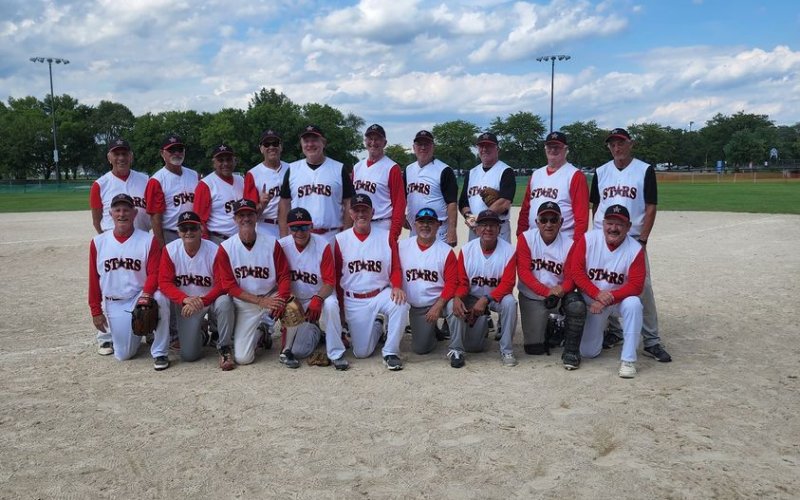 The oldest master division Texas Stars pose after securing the NAFA World Series title Sept. 11