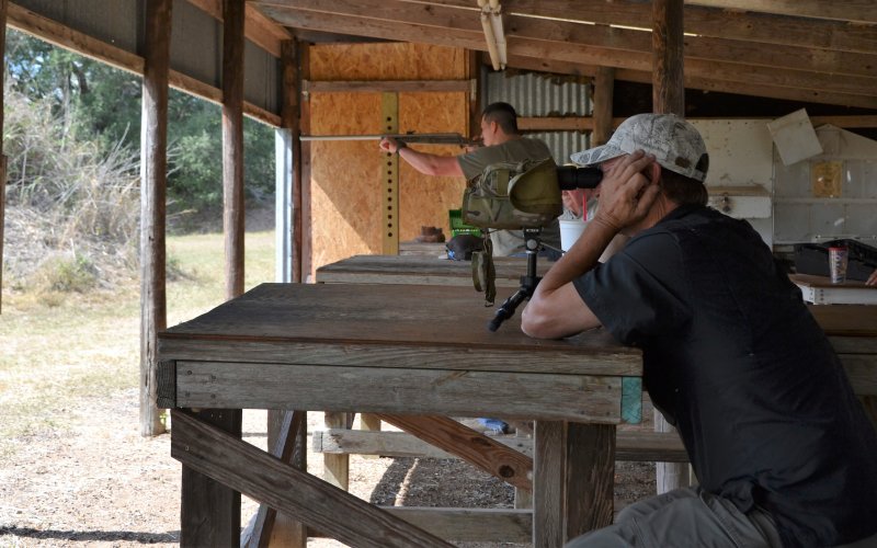 Carson Dyer lines up a shot at the 140th Appelt’s Hill King’s Feast.