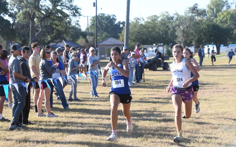 Gisela Martinez placed fifth and will compete at regionals as an individual. Photo by Mark Lube.
