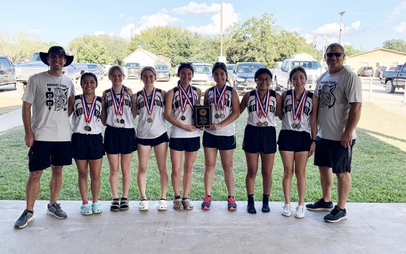 The Moulton Kittens won the 30-1A crown. Photo courtesy of Moulton ISD.