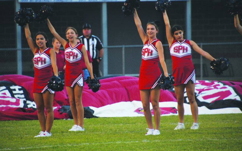 The St. Paul cheer team had plenty to cheer for last Friday night in Austin.