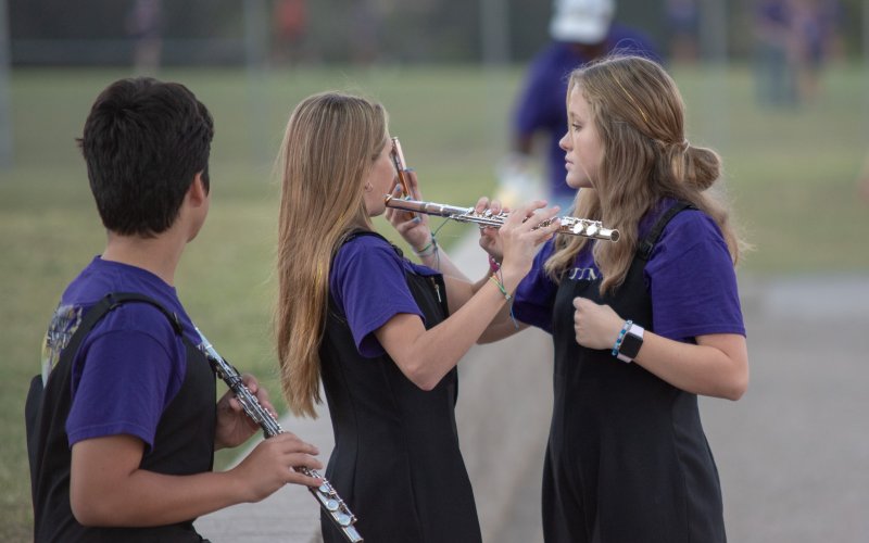 They got you flautists... Photo by Sara Collins