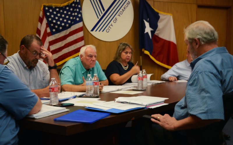 Yoakum City Council approved complimentary training for first responders that stay with the City for three years last Tuesday. Photo by Hans Lammeman