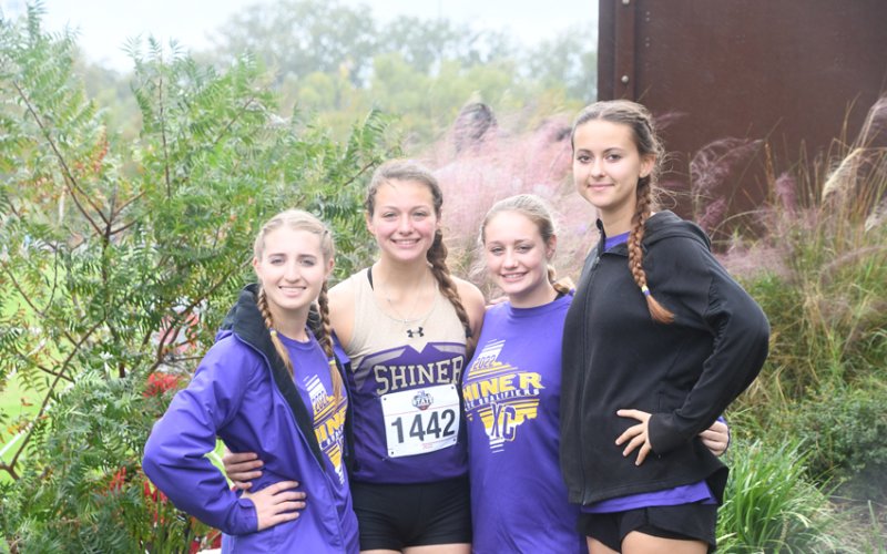 Seniors. From left is Megan Winkenwerder, Riley Rainosek, Molly Kollaus and Lily Gipson. Photo by Mark Lube.