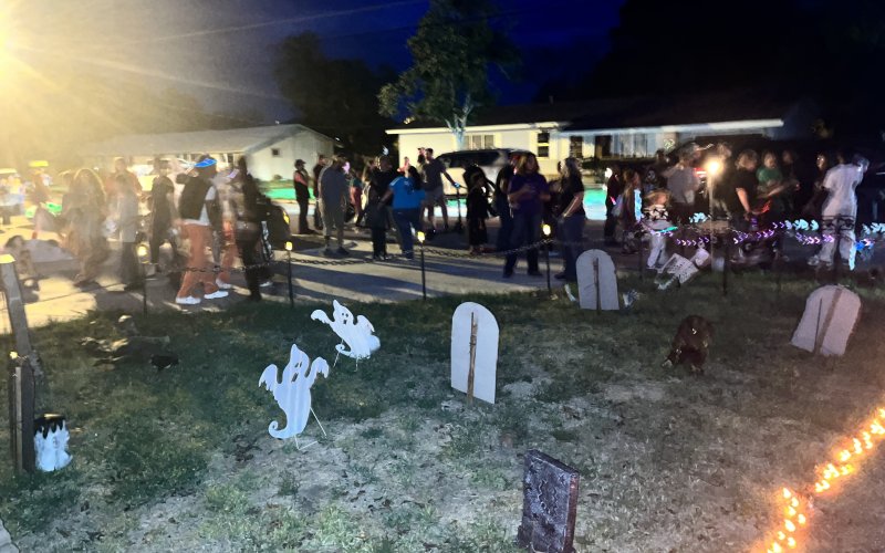 Scene from Halloween in Hallettsville Monday, Oct. 31. Photos by Kayla Michalec