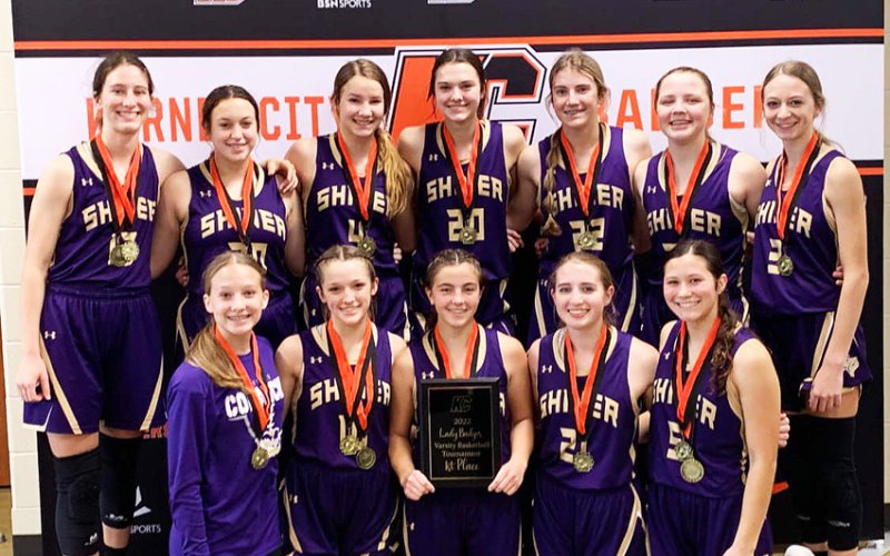 Lady Comanches 2022 Karnes City Tournament champions. Photo courtesy of Michelle Winkenwerder.