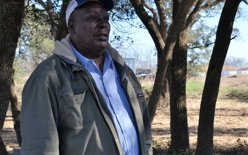 David Mitchell recalls visiting Yoakum’s historic Black cemetery when he was 12 or 13.