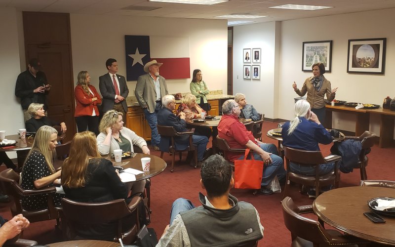 It takes all of working together to get these bills passed each session, Kolkhorst told those attended Lavaca County Day Monday.