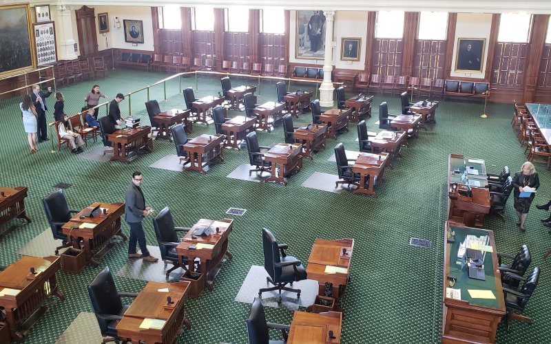 The Members of the Texas Senate gear up for roll call Monday afternoon with much to before the session ends on Memorial Day.