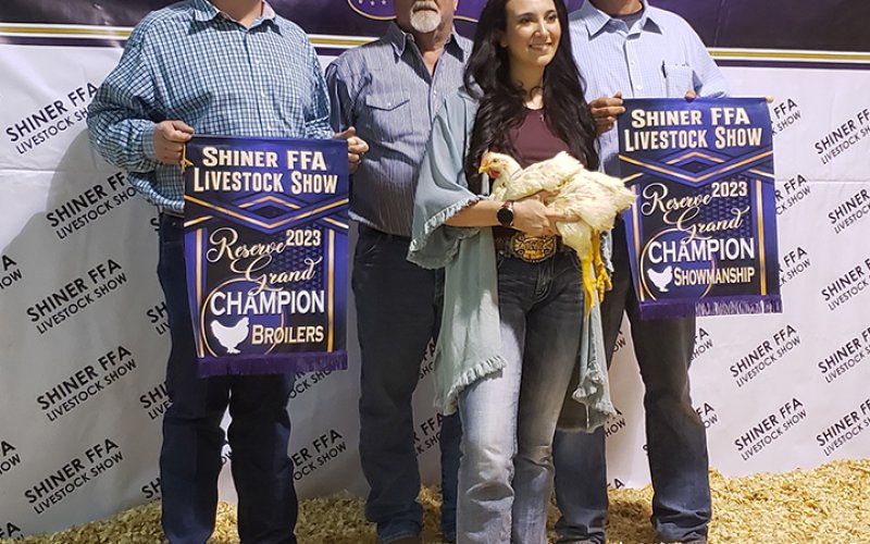 Reserve Champion Broilers - exhibited by Haven Flores