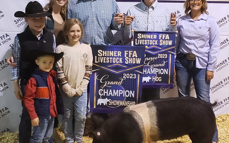 Reserve Champion Hog -exhibited by Eli Tronicek