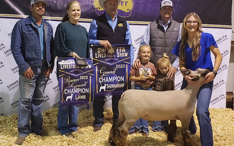 Reserve Champion Lamb - exhibited by Adelynn Siegel