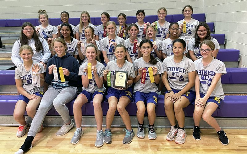 The 7th girls (middle photo) took first place. Photo courtesy of Kristi Peterson.