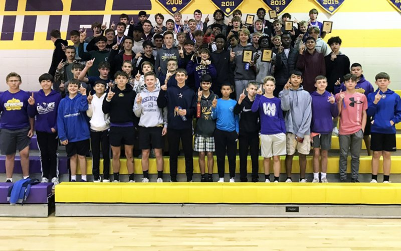 The 7th and 8th boys  each won first. Photo courtesy of Randy Palmer.