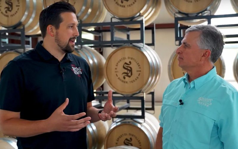 ContriTom Fiorenzi, director of brewery and distillery operations, visits with KSAT-TV’s David Elder, host of Texas Eats, on the inspiration behind their last distilling ventures and discusses some of the unique hardware they acquired to accomplish their goals.