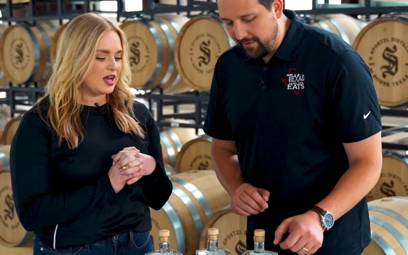 Spoetzl’s head of distilling operations Jessica Michalec describes some of the unique cocktails now featured at the all-new distillery tasting room found in Shiner.