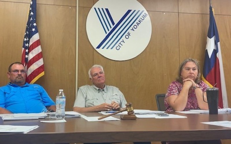 Yoakum City Council at May's meeting