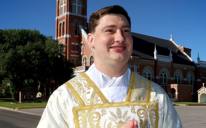 Kapavik will preside over the 5 p.m. mass in Shiner Saturday as his first mass.