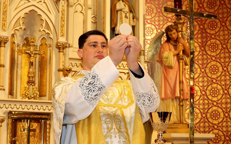 Ryan Kapavik on Saturday becomes the first Catholic priest ever from Shiner St. Paul.