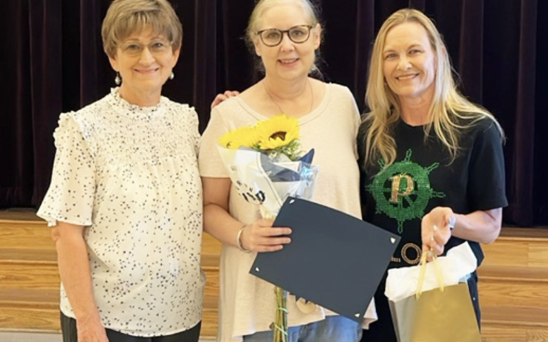 Pictured are, left right, Betty Petras, Kim Kalich and Lisa Stafford.
