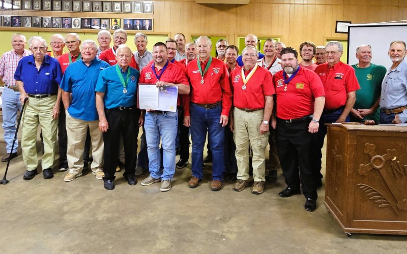 Those Knights in attendance at the June 15th meeting for the Installation of Officers, a brief historical presentation, and the presentation of the national proclamation.