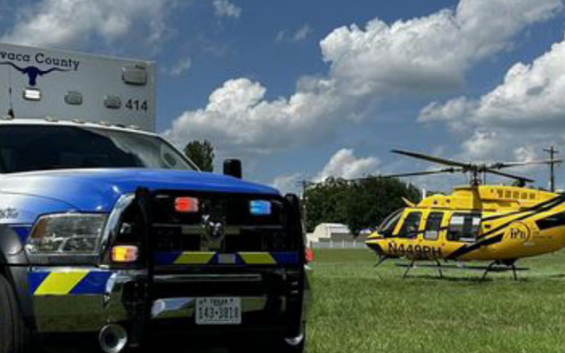 Saturday’s single-car crash brought out first responders from seven separate agencies as rescuers fought hard to extricate the vehicle’s lone occupant from the wreckage and then meet up with flight crews from PHI Air Medical out of Columbus to get them the help they needed. LCOEM Photo