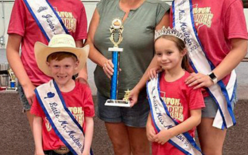 This year's Jamboree grand champion of the pie auction, Tricia Bordovsky